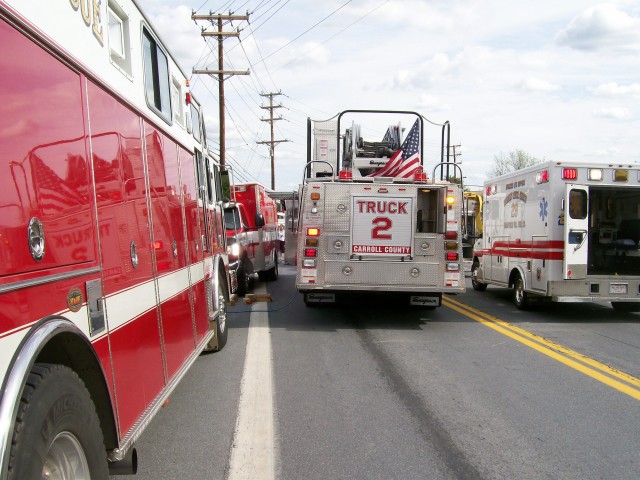 Rt. 30 Vehicle Collision with Rescue, 05-23-2008.